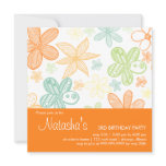 Invitations pour anniversaire 