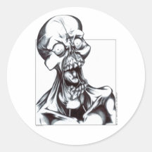 Grijnzende Lijkenetende geest Sticker