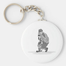 Grijs Hockey 29 Sleutelhanger