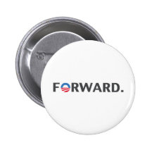 (Grijze) Obama/Voorwaartse Slogan Biden Speld Buttons