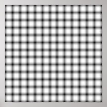 Grille Trippy d'illusion Affiche