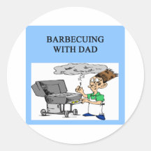 griller tout entier avec le papa autocollants