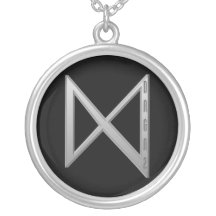 Gris de Dagaz Rune Collier