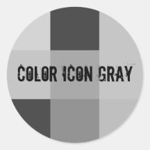 Gris d'icône d'autocollant