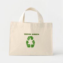Groen ben - hergebruik canvas tassen