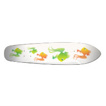 Groen en Goudvis Skateboard Decks