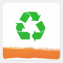 Groen Vierkant Stickers