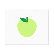 Groene appel canvas prints