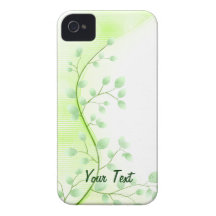 Groene Bladeren - pas aan iPhone 4 Case-Mate Hoesje