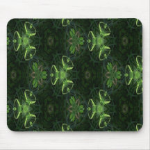 Groene Caleidoscoop 1 Muismat