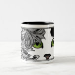 Groene de Ogen van de kat Koffie Beker