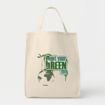 Groene het Winkelen van de Aarde Zak Draagtassen