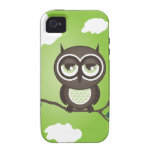 Groene iPhone 4 van de Uil geval-Partner Tough Vibe iPhone 4 Case