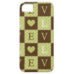 Groene iPhone 5 van de Liefde non-Personalized Gev Case-Mate iPhone 5 Hoesje
