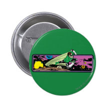 Groene Lantaarn in Ruimte Speldbuttons