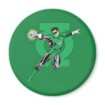 Groene Lantaarn met de Achtergrond van het Logo magneten