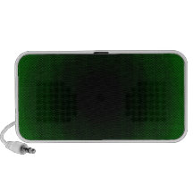 Groene neontechno reis speakers