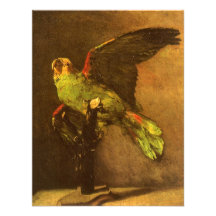 Groene Papegaai, Vincent van Gogh, Vintage Stillev Aankondigingen