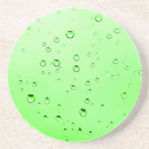 Groene vloeistof onderzetter voor drinken
