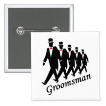 Groomsman Speld Button
