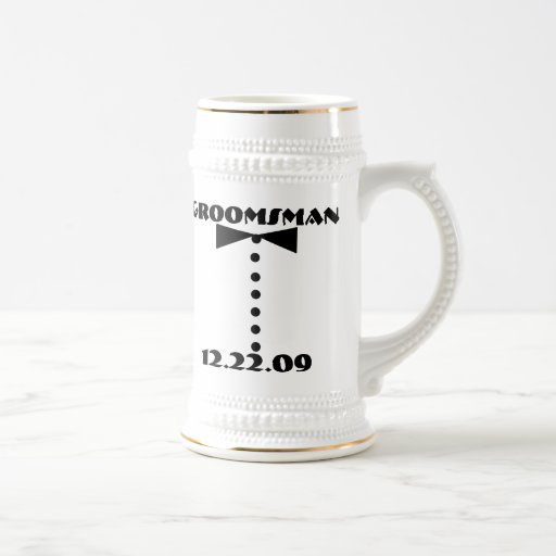 Groomsman Stenen bierkroes - Beker