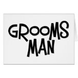Groomsman van Hipster Wenskaarten