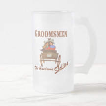 Groomsmen Gift 16 de oz Berijpte Mok van het Bier