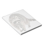 Grootte van de Blocnote van de wasbeer de duidelij Notitie Boek