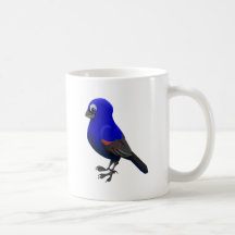 Gros-bec bleu mug à café