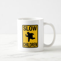 Grosse parodie de plaque de rue d'enfant d'enfants tasses