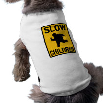 Grosse parodie de plaque de rue d'enfant d'enfants vêtements pour animaux domestiques