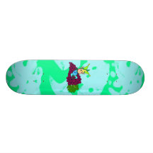 Grosse planche à roulettes mignonne de lutin