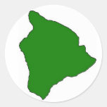 Grote groene eilandsticker