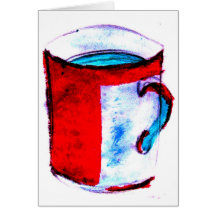grote koffiekop wenskaarten