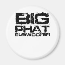 Grote Phat Subwoofer Dubstep Koelkast Magneetjes