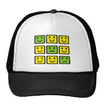 Groupe 4 de points casquette de camionneur