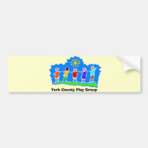 Groupe de jeu du comté de York 7 Autocollant Pour Voiture