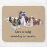 Groupe de trois personnes cavalier Mousepad Tapis De Souris