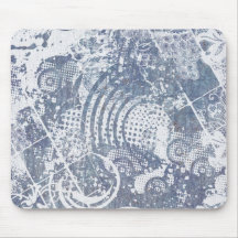 Grunge affligée de denim tapis de souris