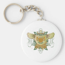 grunge heraldy vectorontwerp sleutel hanger