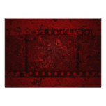 grungy filmstripuitnodiging