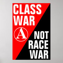 guerre de course de guerre de classe pas poster