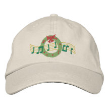 Guirlande musicale chapeau brodé