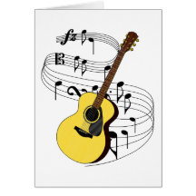 Guitare Cartes De Vœux