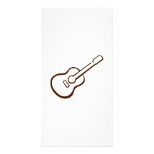 Guitare classique photocarte customisée