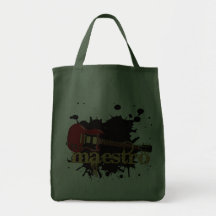 Guitare électrique grunge de maestro sac fourre-tout
