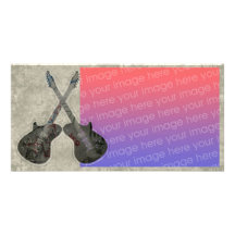 Guitare Photocard de musique Photocarte