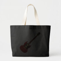Guitares électriques de hard rock (rouges) sacs