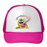 Guitariste fou de chat casquette de camionneur