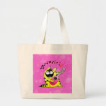 Guitariste fou de chat sac fourre-tout